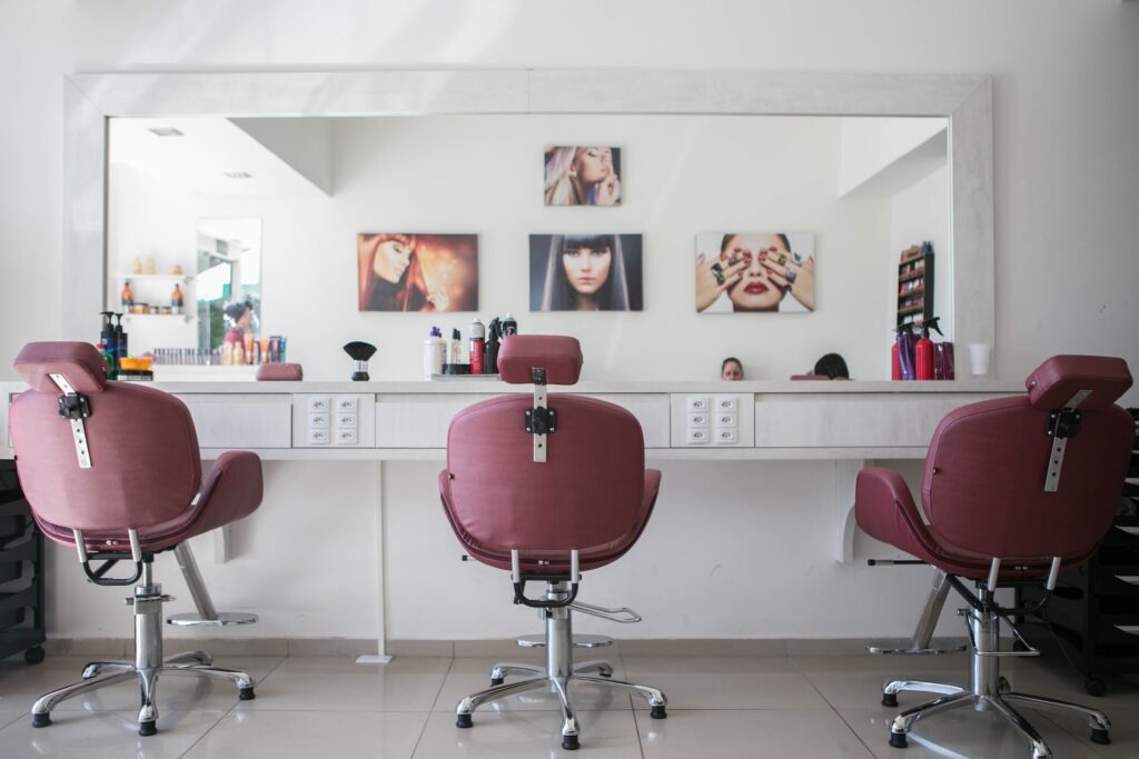 A pic showing a beauty saloon for Appointment Booking